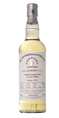 Clynelish 1992 SV The Un-Chillfiltered Collection