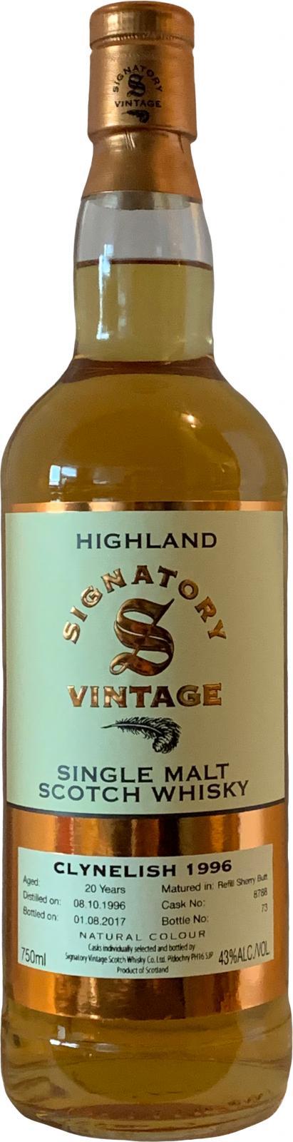 Clynelish 1996 SV Vintage Collection