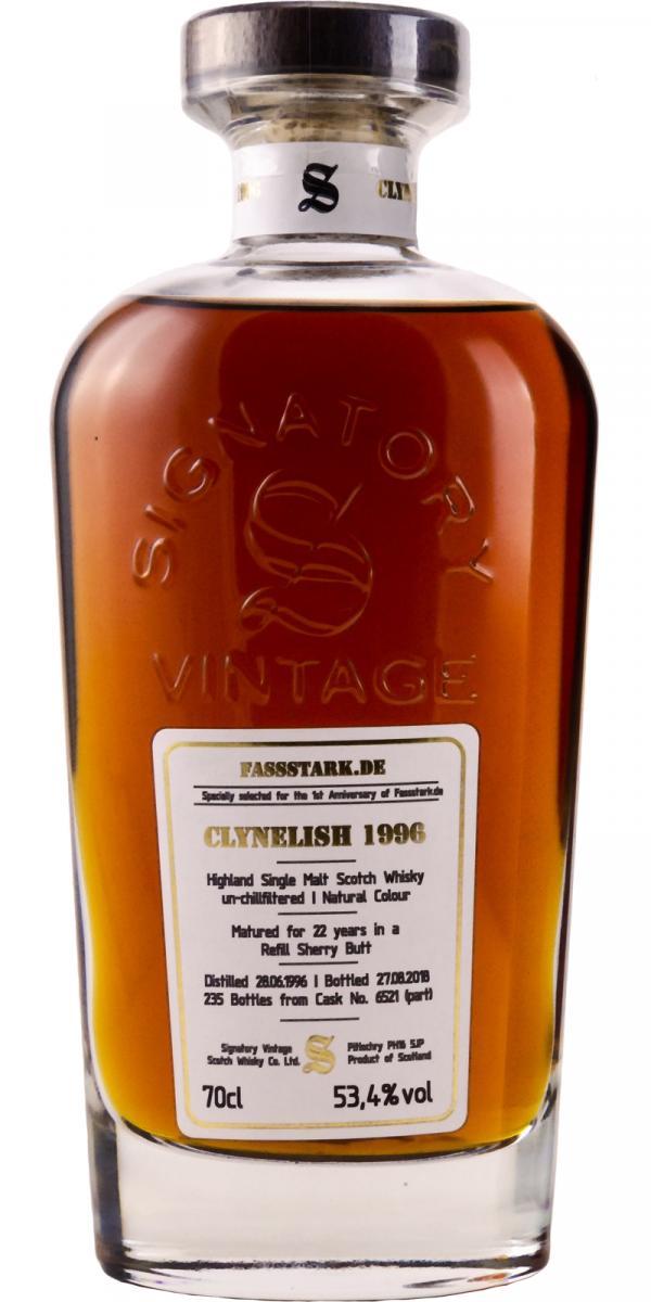 Clynelish 1996 SV Cask Strength Collection