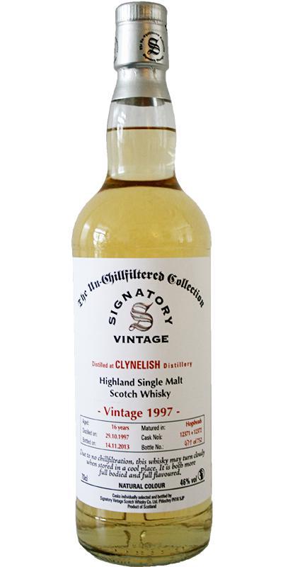 Clynelish 1997 SV The Un-Chillfiltered Collection