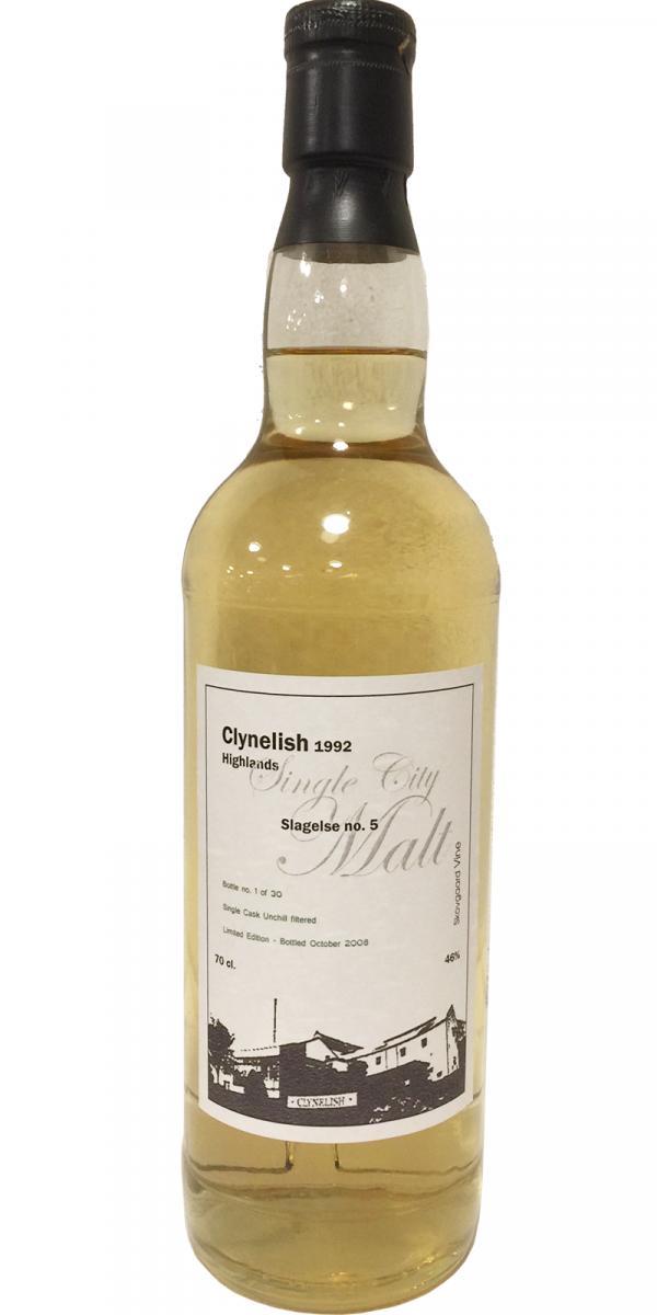 Clynelish 1992 SkV Single City Malt Slagelse no. 5