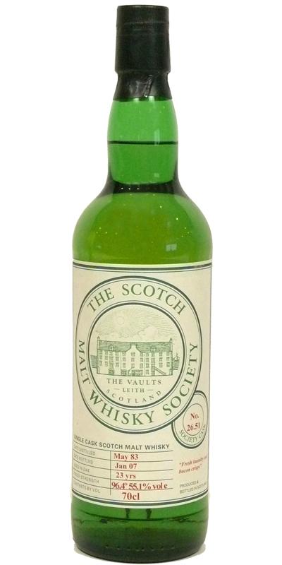 Clynelish 1983 SMWS 26.51 Fresh laundry and bacon crisps
