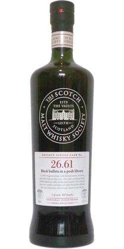 Clynelish 1983 SMWS 26.61 Black bullets in a posh library