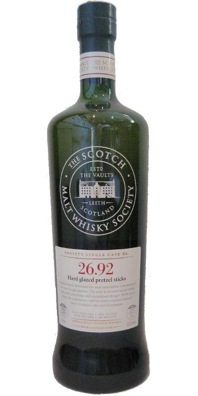 Clynelish 1984 SMWS 26.92 Hard glazed pretzel sticks