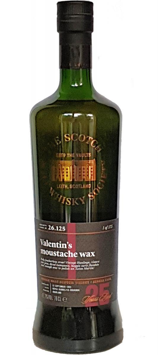 Clynelish 1993 SMWS 26.125 Valentin’s moustache wax