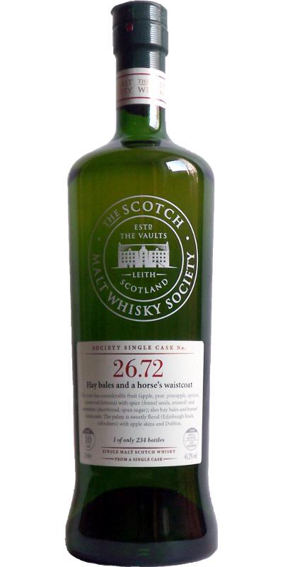 Clynelish 1999 SMWS 26.72 Hay bales and a horse's waistcoat