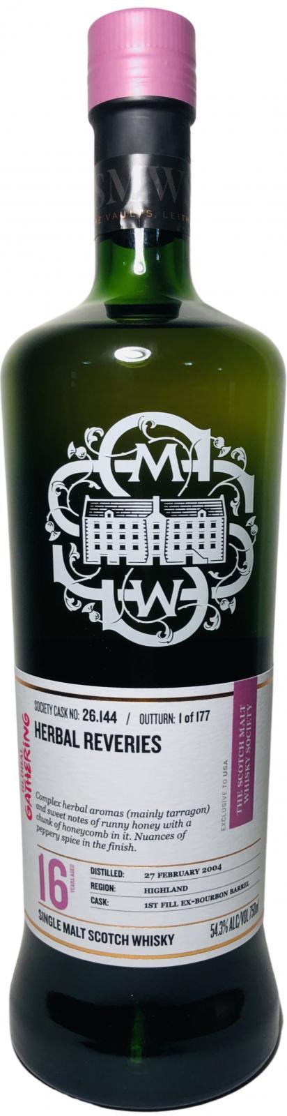 Clynelish 2004 SMWS 26.144 Herbal reveries