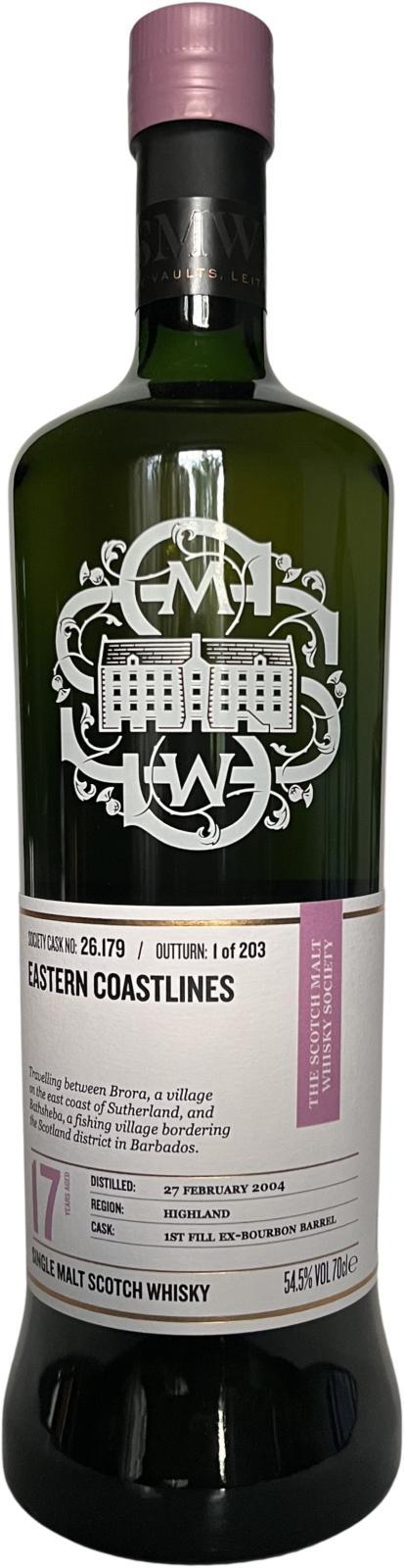 Clynelish 2004 SMWS 26.179 Eastern coastlines