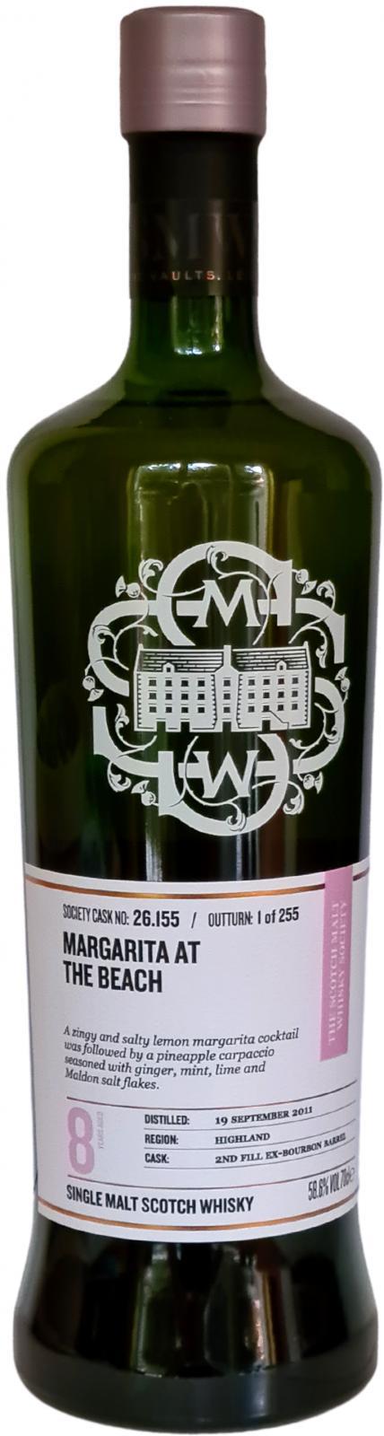 Clynelish 2011 SMWS 26.155 Margarita at the beach