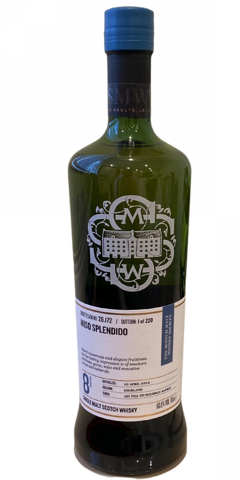 Clynelish 2012 SMWS 26.172 Miso splendido