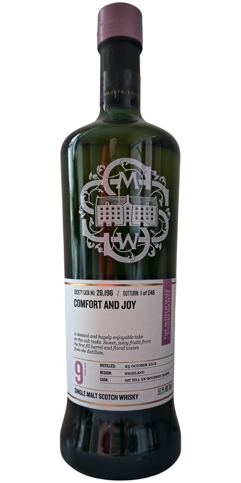 Clynelish 2012 SMWS 26.196 Comfort and Joy