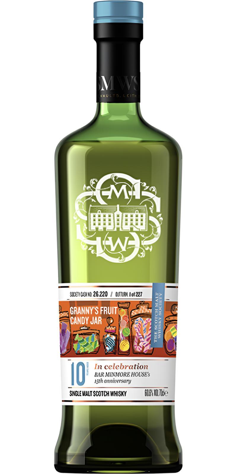 Clynelish 2012 SMWS 26.220 Granny's fruit candy jar