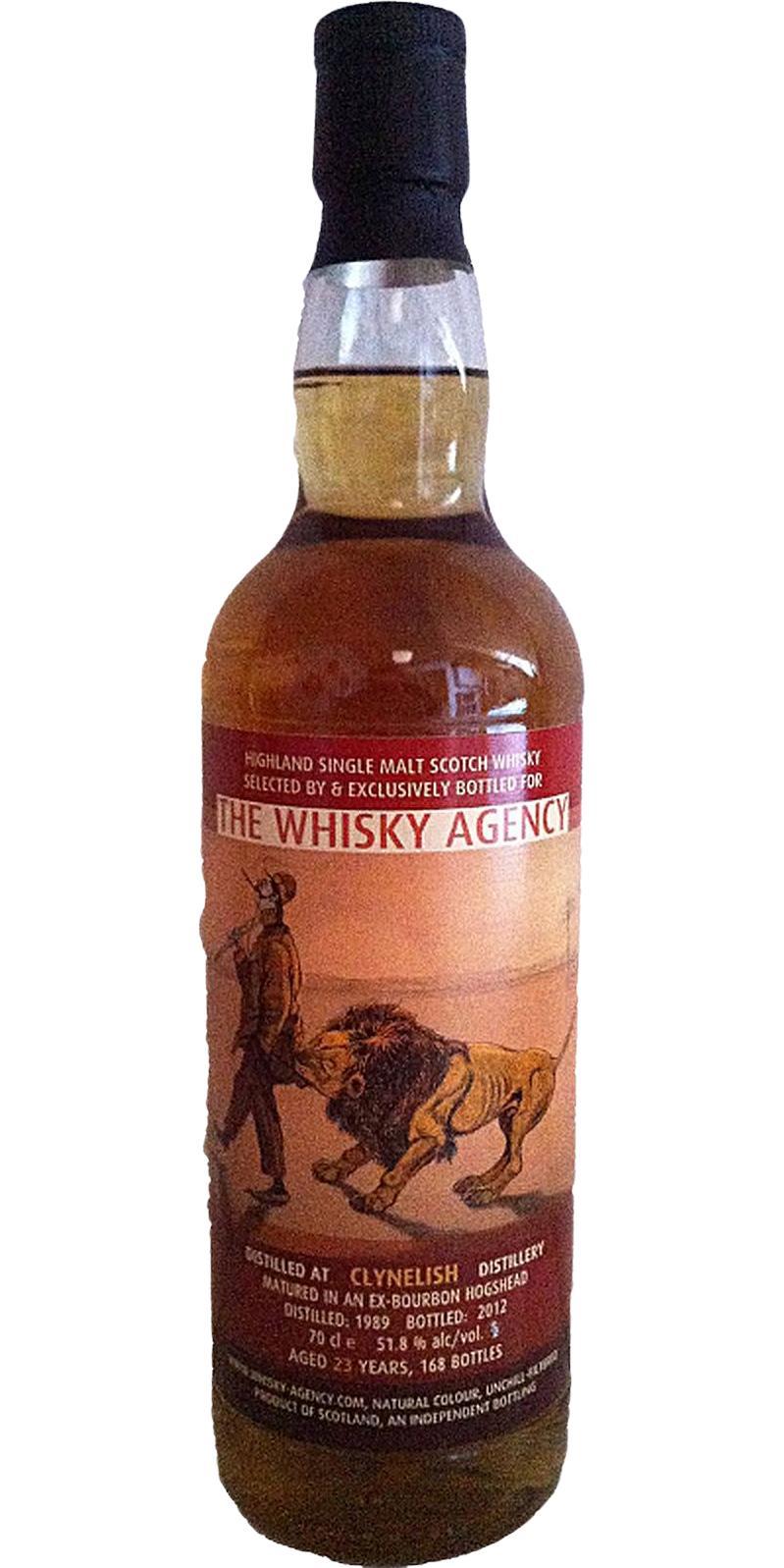 Clynelish 1989 TWA Moody Lions