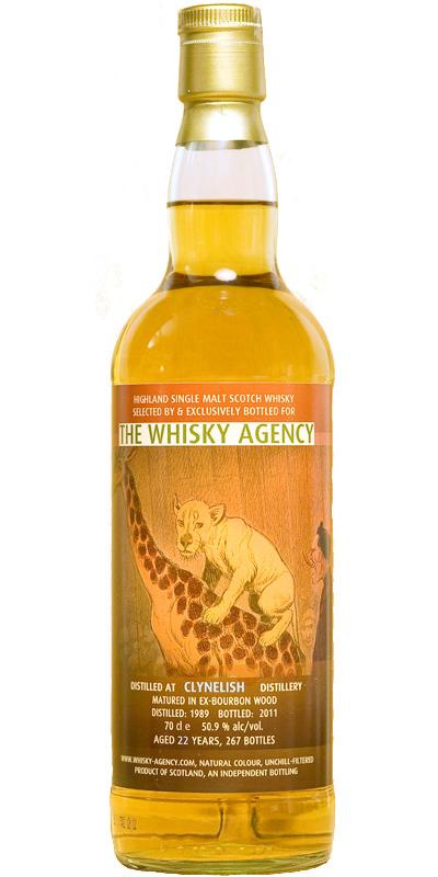 Clynelish 1989 TWA Moody Lions