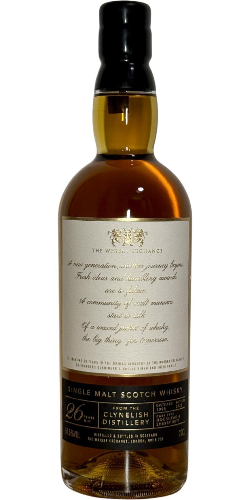 Clynelish 1995 TWEx The Decades