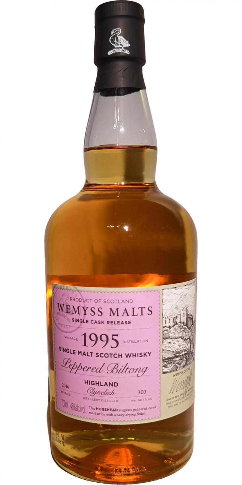 Clynelish 1995 Wy Peppered Biltong