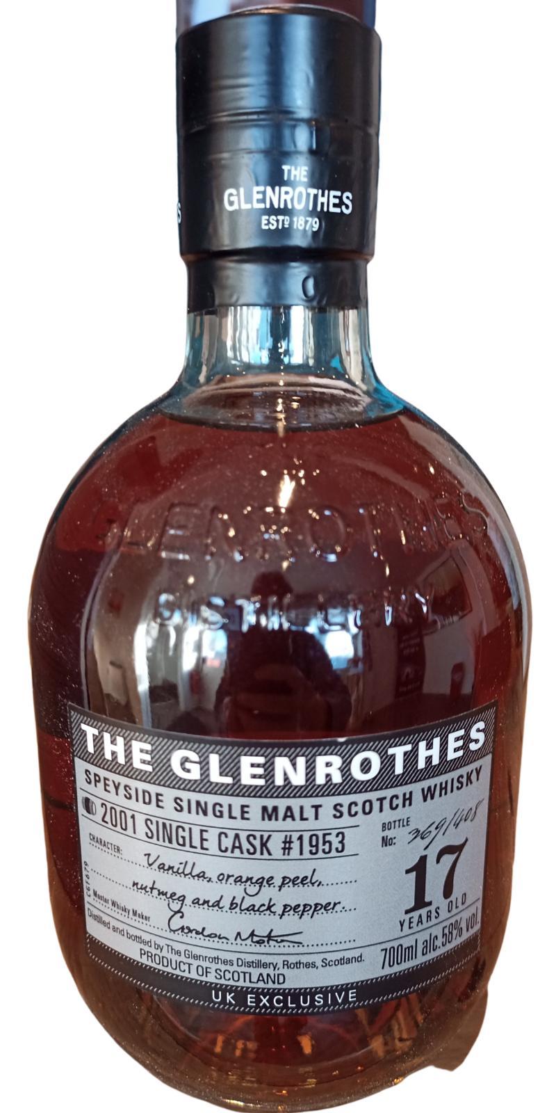 Glenrothes 2001 Single Cask