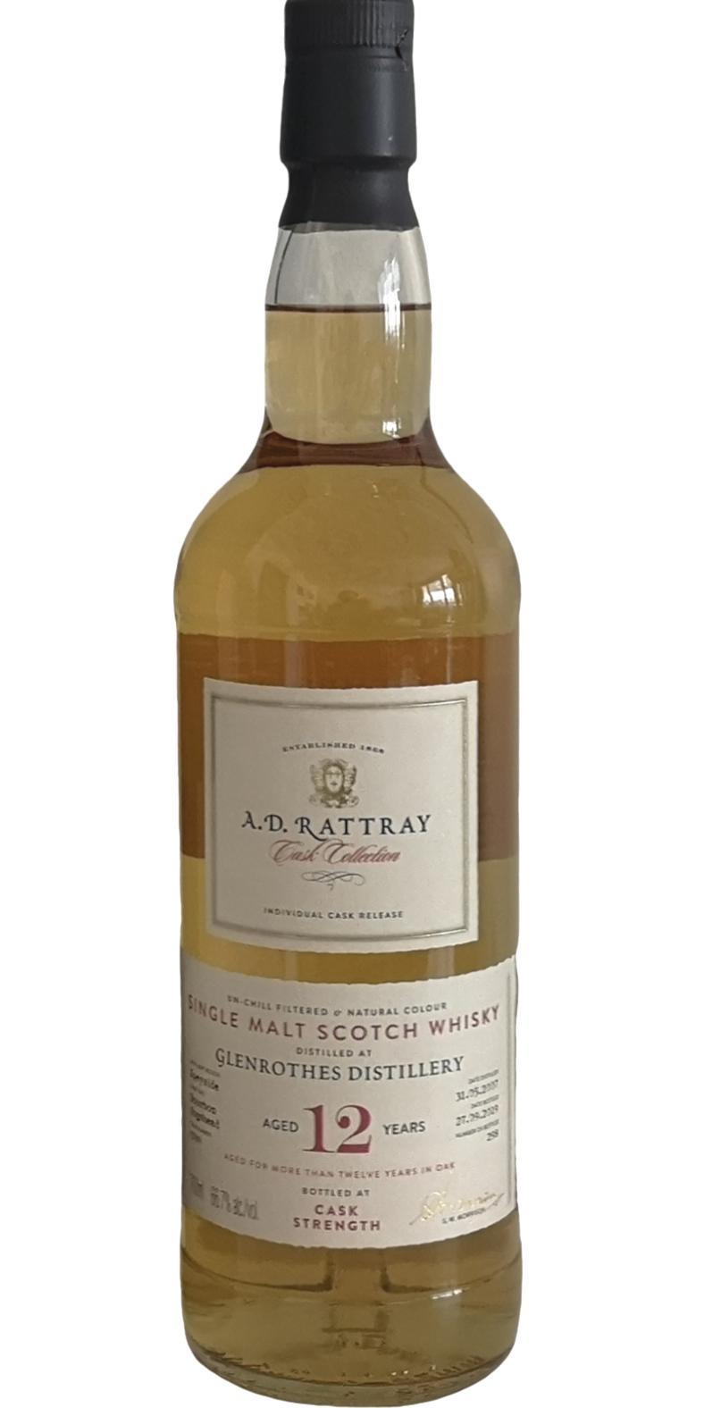 Glenrothes 2007 DR Individual Cask Bottling