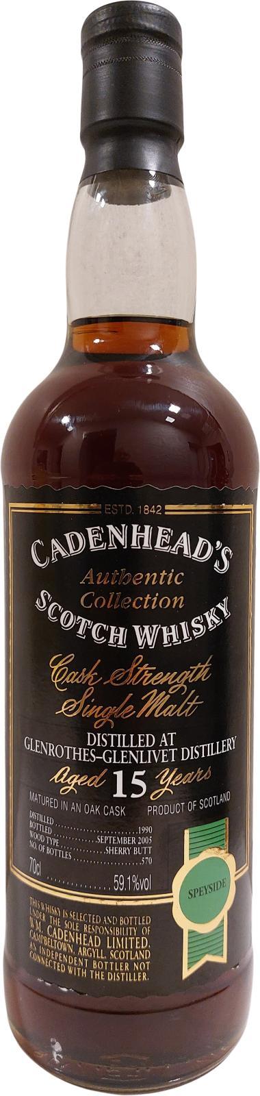 Glenrothes 1990 CA Authentic Collection