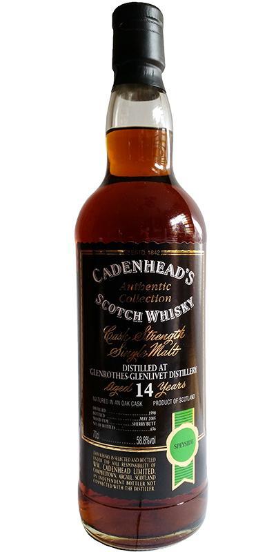 Glenrothes 1990 CA Authentic Collection