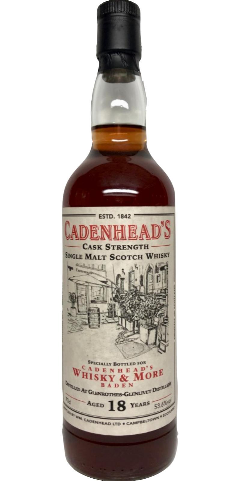 Glenrothes 2001 CA Cadenhead's whisky & more Baden