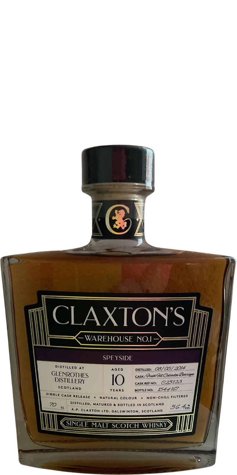 Glenrothes 2014 Cl Warehouse No. 1
