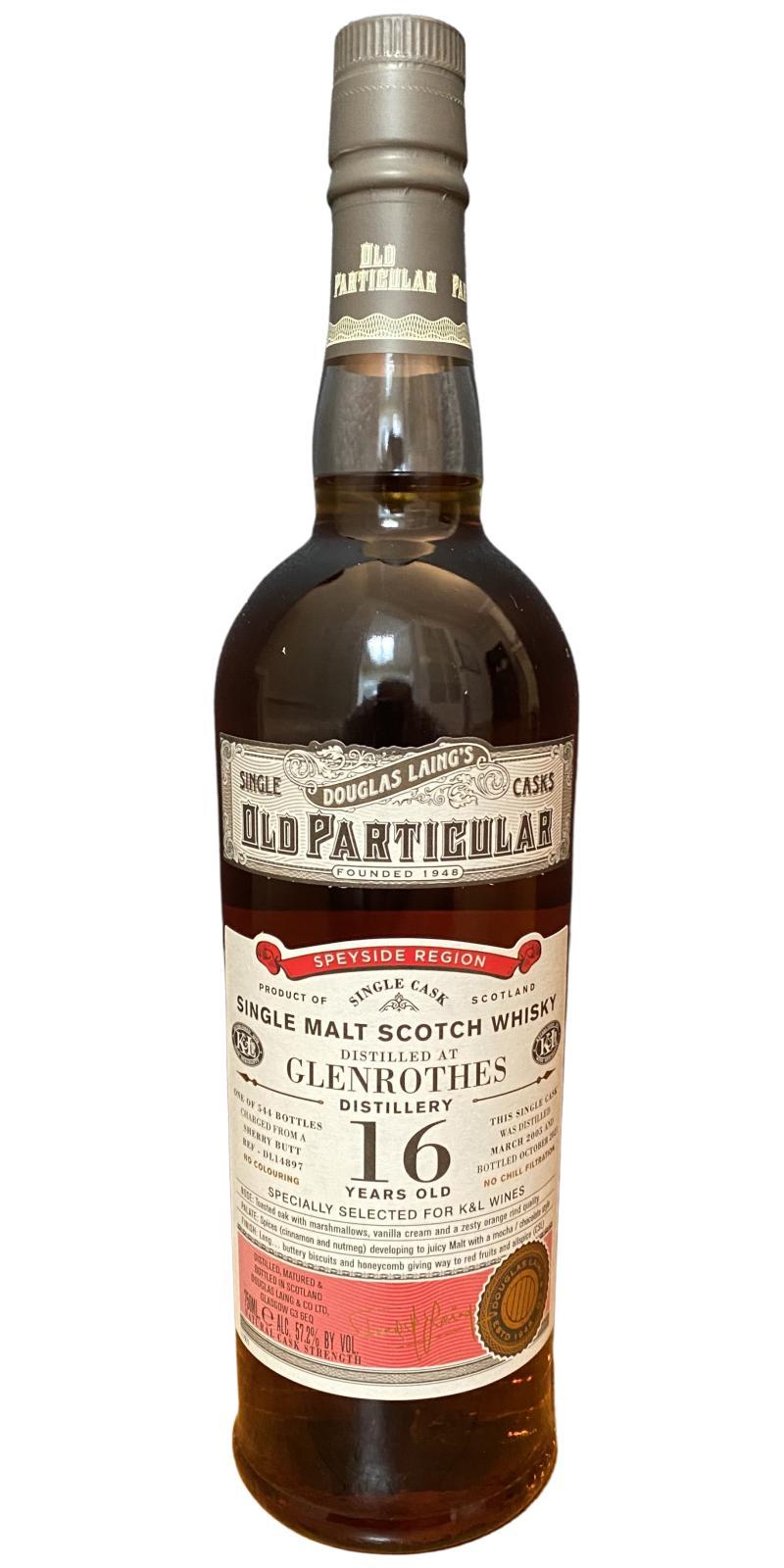 Glenrothes 2005 DL Old Particular