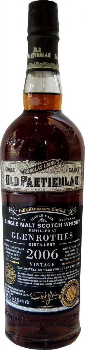Glenrothes 2006 DL Old Particular - The Chairman's Choice