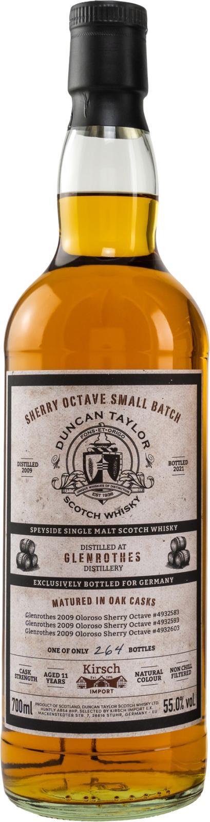 Glenrothes 2009 DT Sherry Octave Small Batch