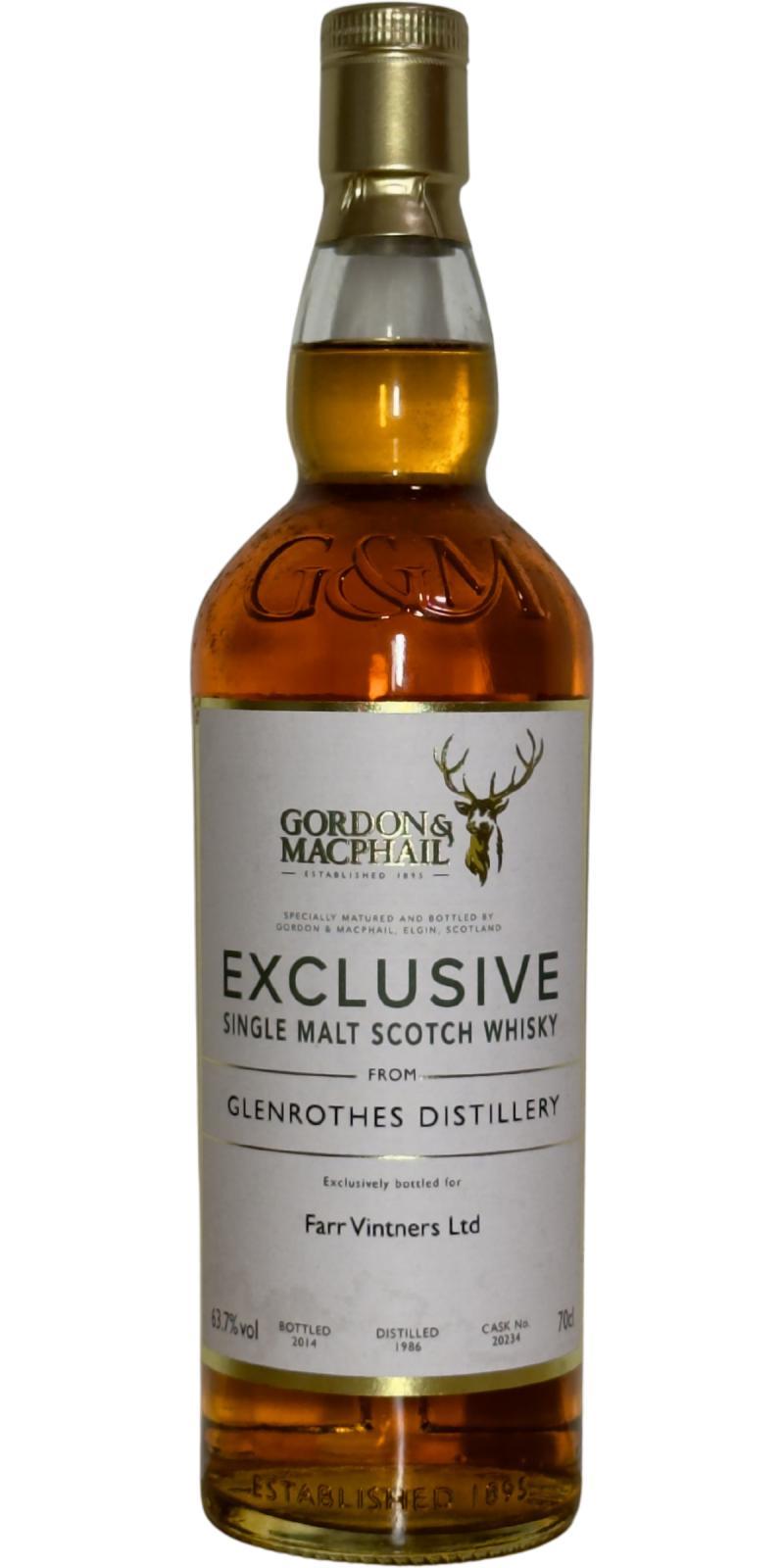 Glenrothes 1986 GM Exclusive