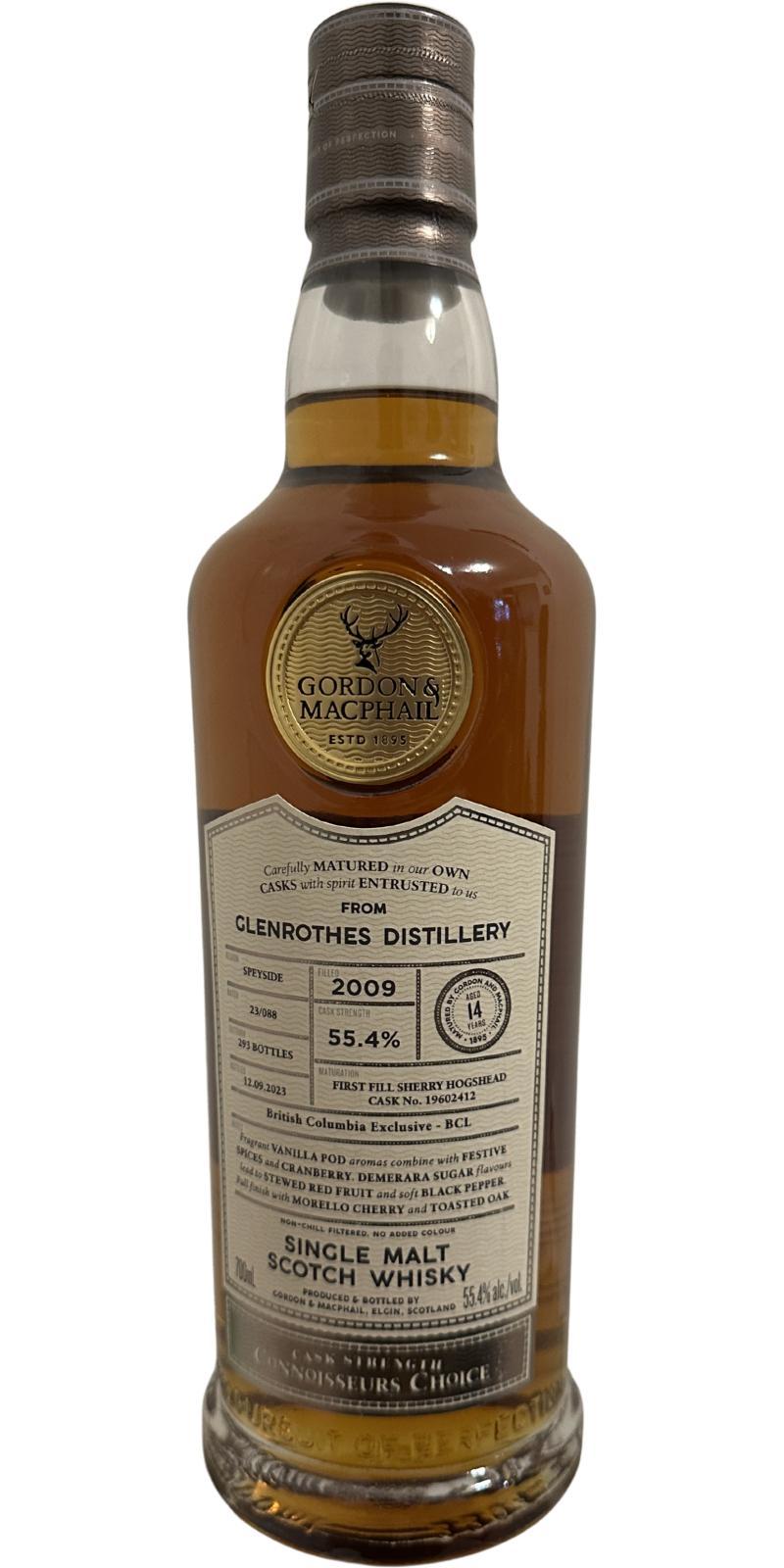Glenrothes 2009 GM Connoisseurs Choice