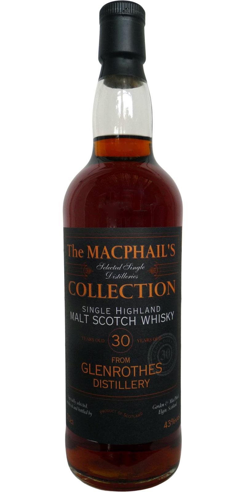 Glenrothes 30-year-old GM The MacPhail's Collection