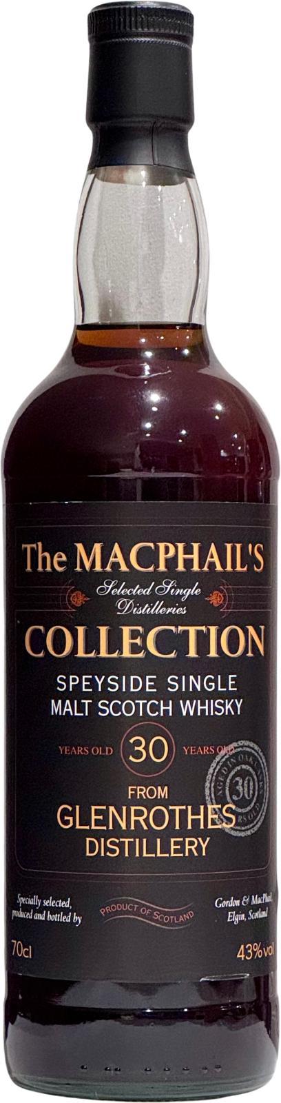 Glenrothes 30-year-old GM The MacPhail's Collection