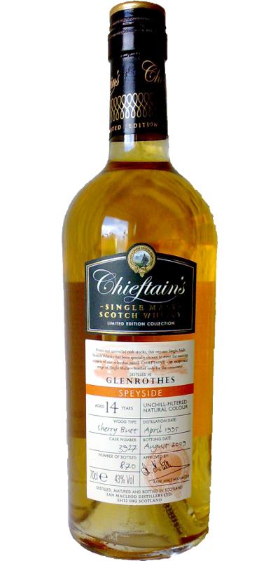 Glenrothes 1995 IM Chieftain's