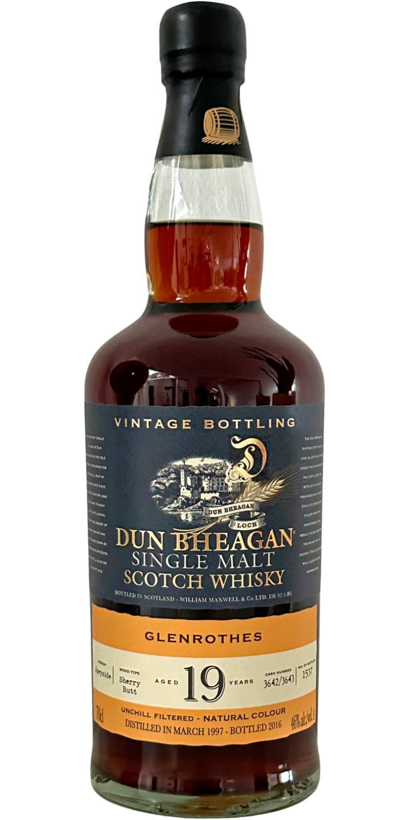 Glenrothes 1997 IM Dun Bheagan