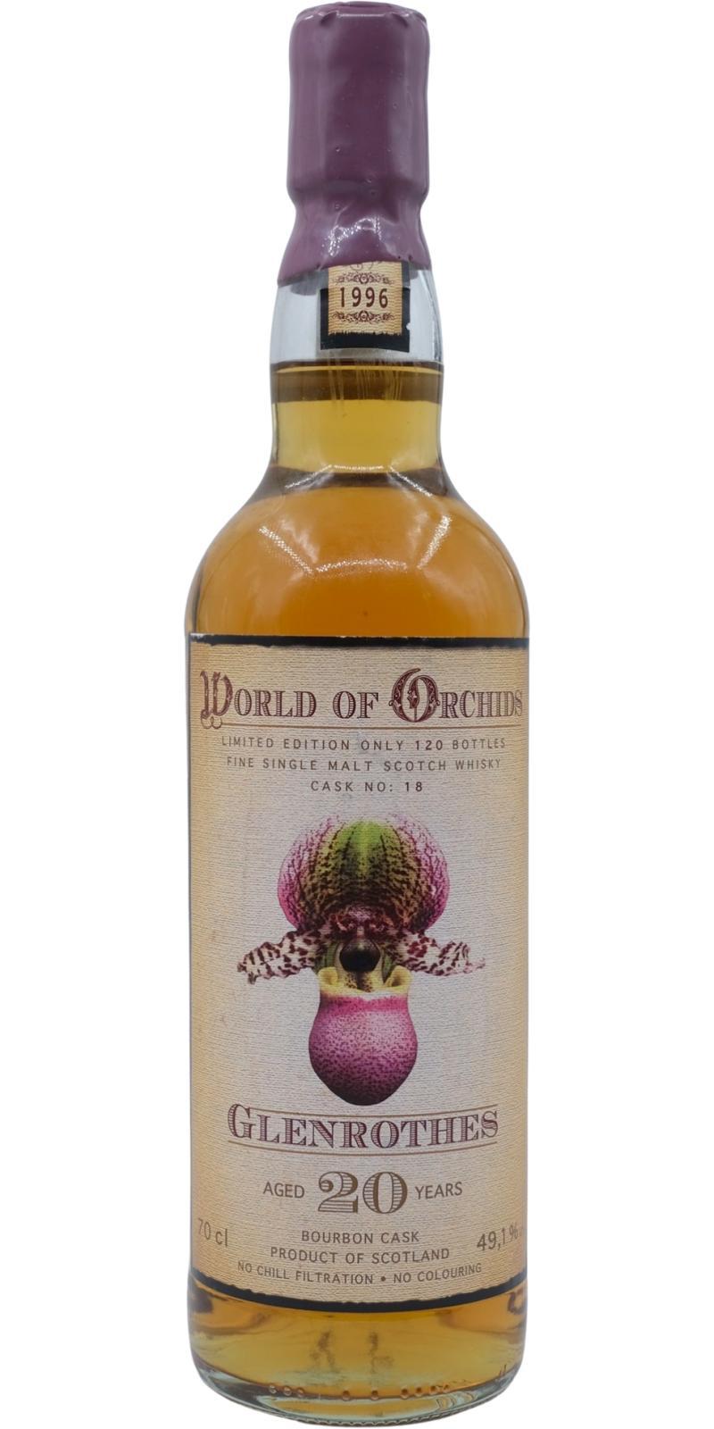 Glenrothes 1996 JW World of Orchids