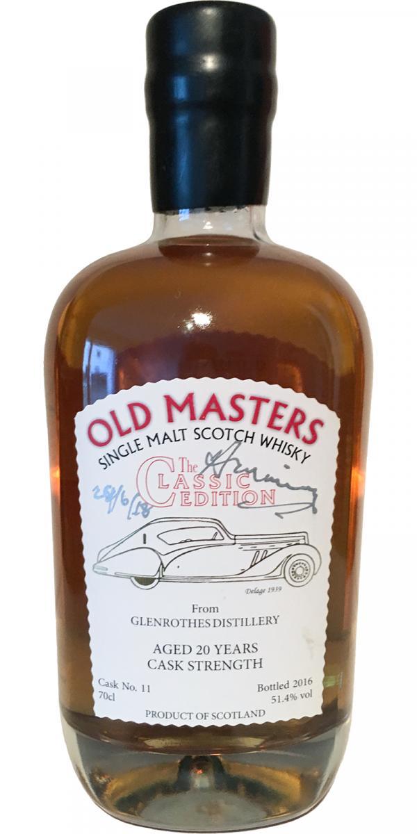 Glenrothes 1996 JM Old Masters - The Classic Edition