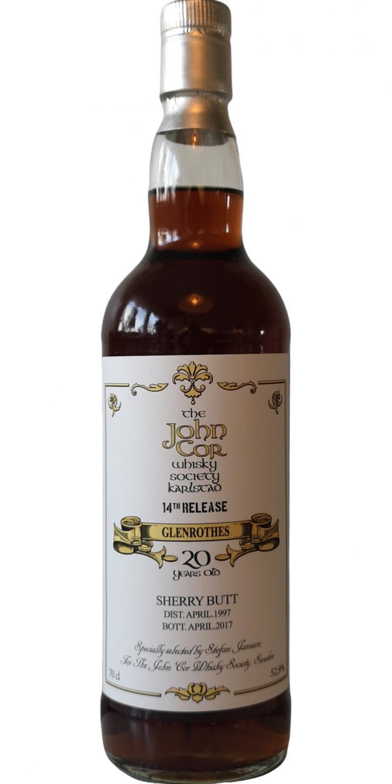 Glenrothes 1997 JCWS 14th Release