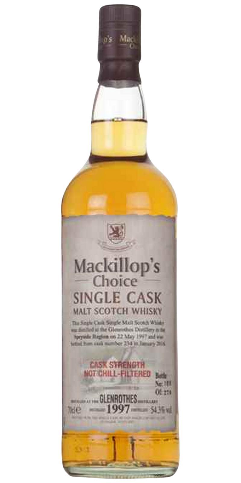Glenrothes 1997 McC Single Cask - Cask Strength