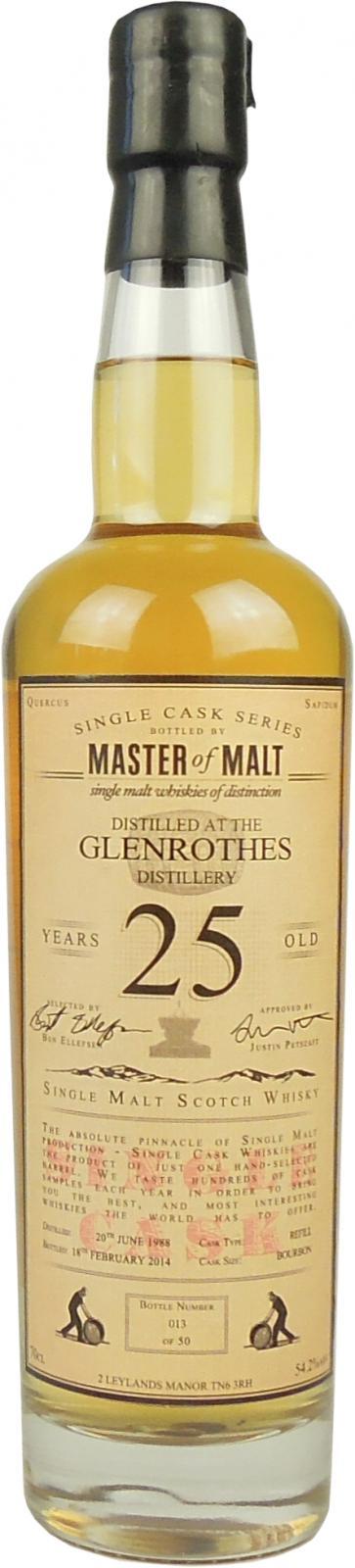Glenrothes 1988 MoM Single Cask Series