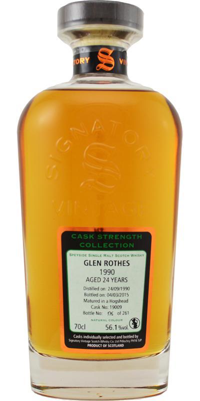 Glenrothes 1990 SV Cask Strength Collection