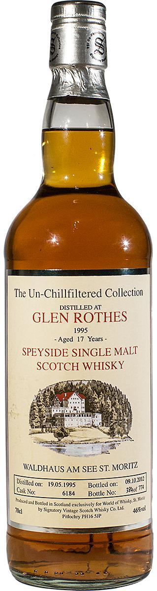 Glenrothes 1995 SV The Un-Chillfiltered Collection