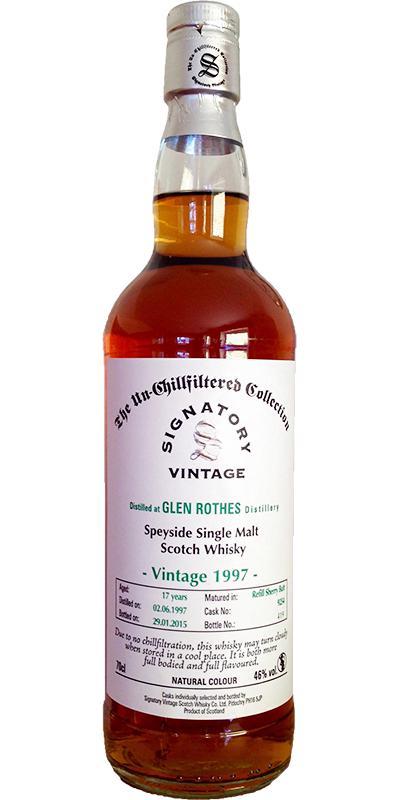 Glenrothes 1997 SV The Un-Chillfiltered Collection