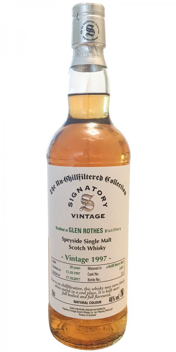 Glenrothes 1997 SV The Un-Chillfiltered Collection