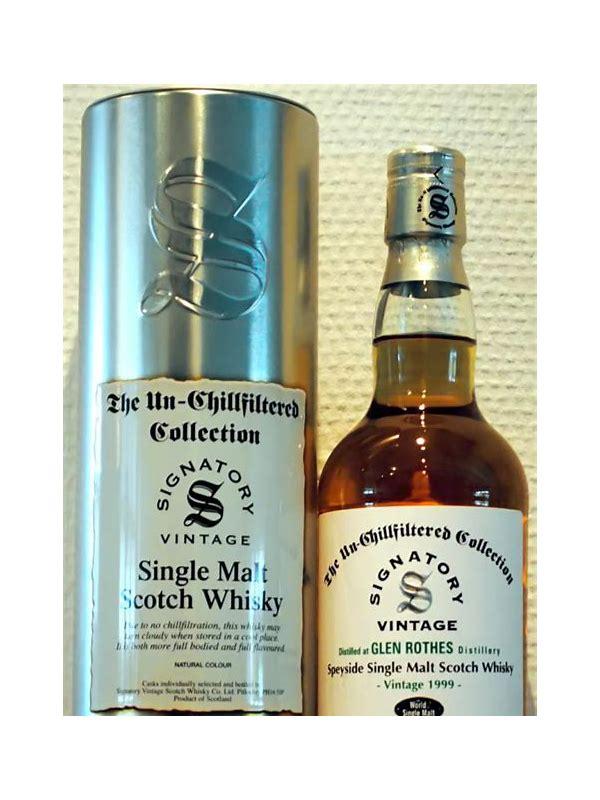 Glenrothes 1999 SV The Un-Chillfiltered Collection