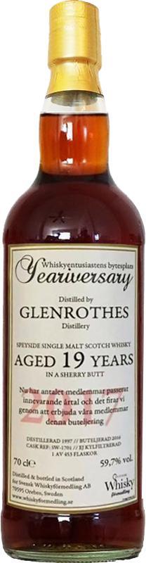 Glenrothes 1997 SWf Yeariversary