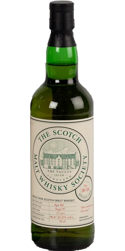 Glenrothes 1980 SMWS 30.16 Hot mahogany shavings