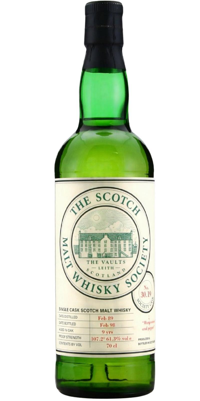 Glenrothes 1989 SMWS 30.19 'Mangosteens and pepper'