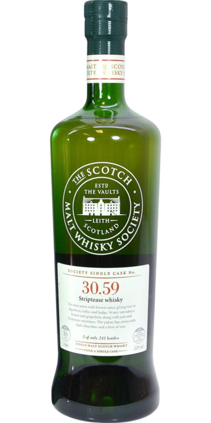 Glenrothes 1992 SMWS 30.59 Striptease whisky