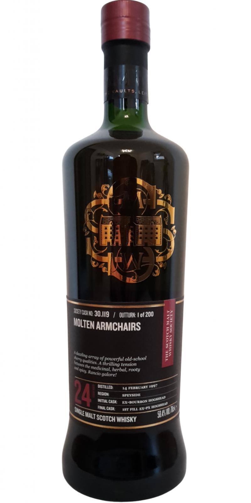 Glenrothes 1997 SMWS 30.119 Molten armchairs